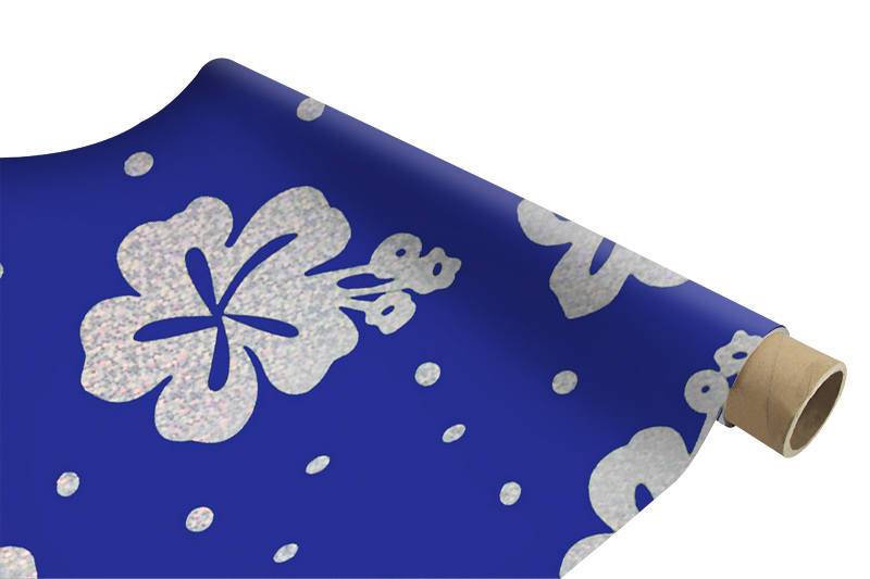 Laser-Plum-Blossom-(-Dark-Blue-Backing)-镭射梅花（深蓝底）